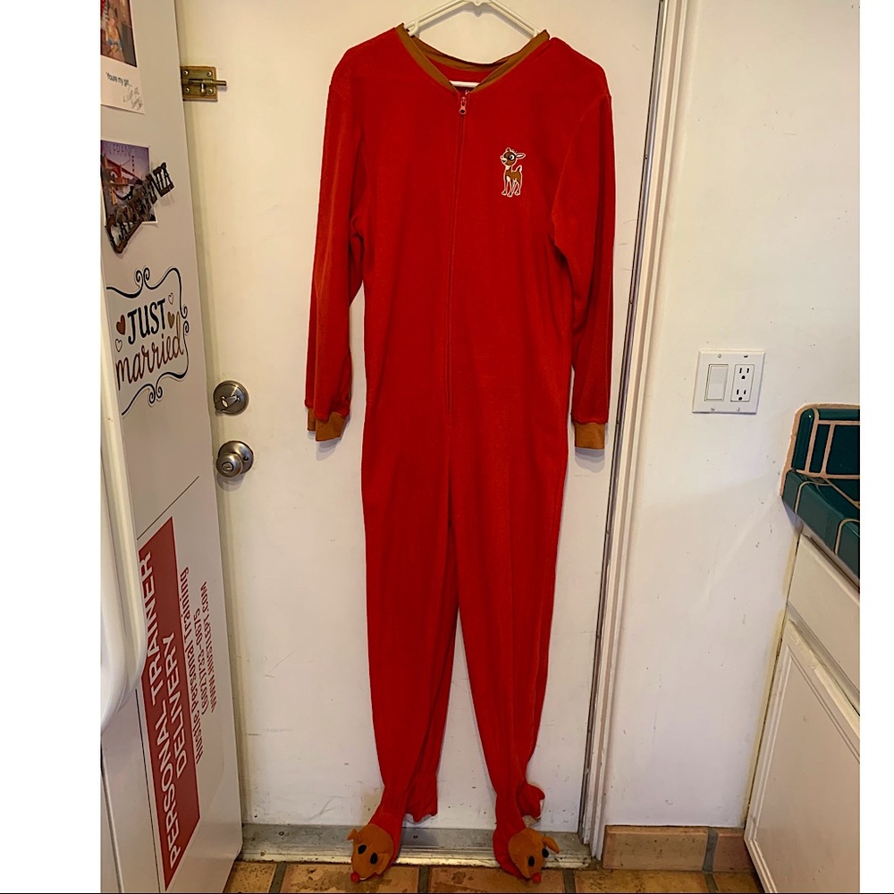Adult Christmas Rudolf Onesie L
